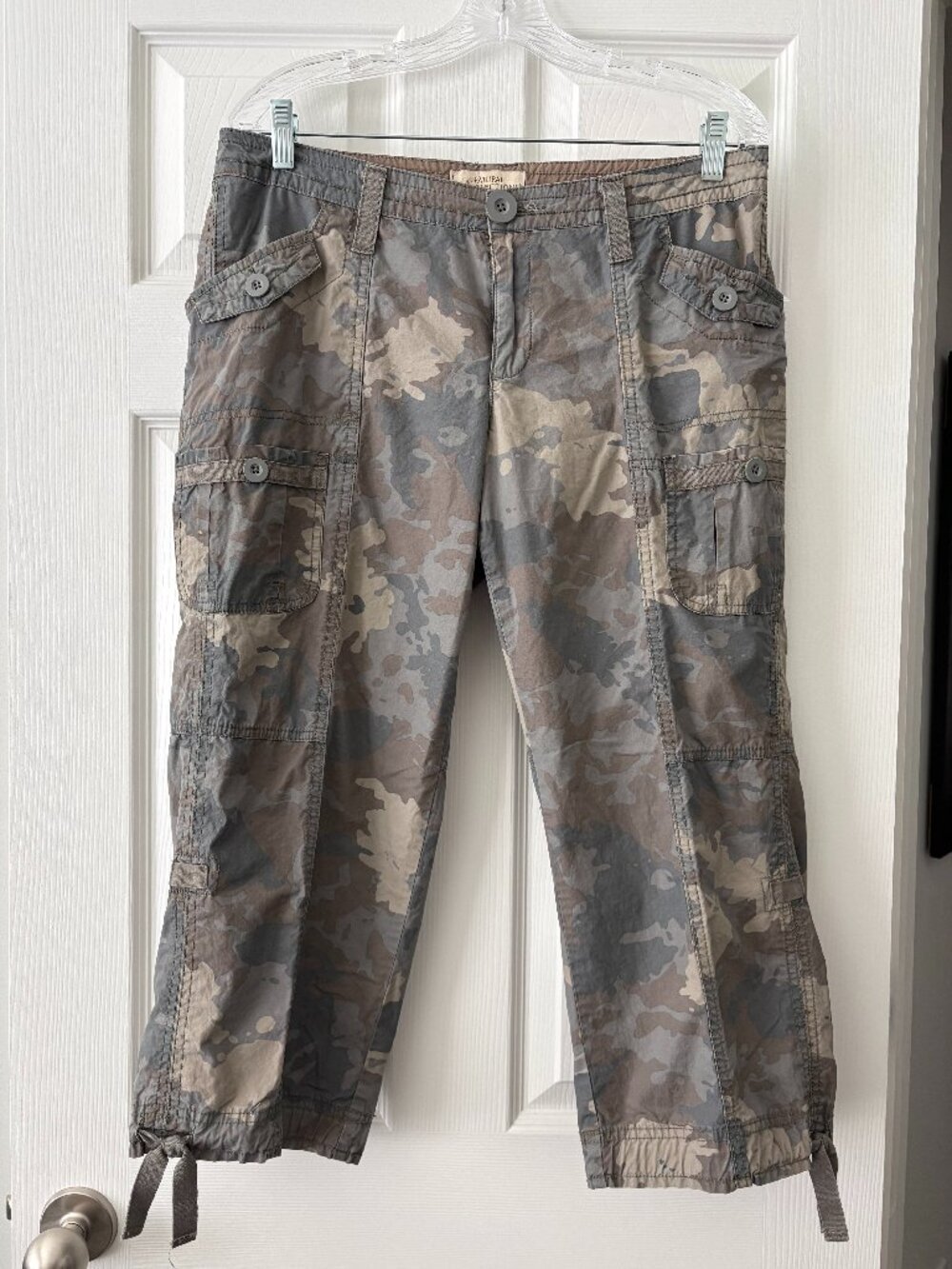 Camo Capri Pants Natural Reflections Size 12